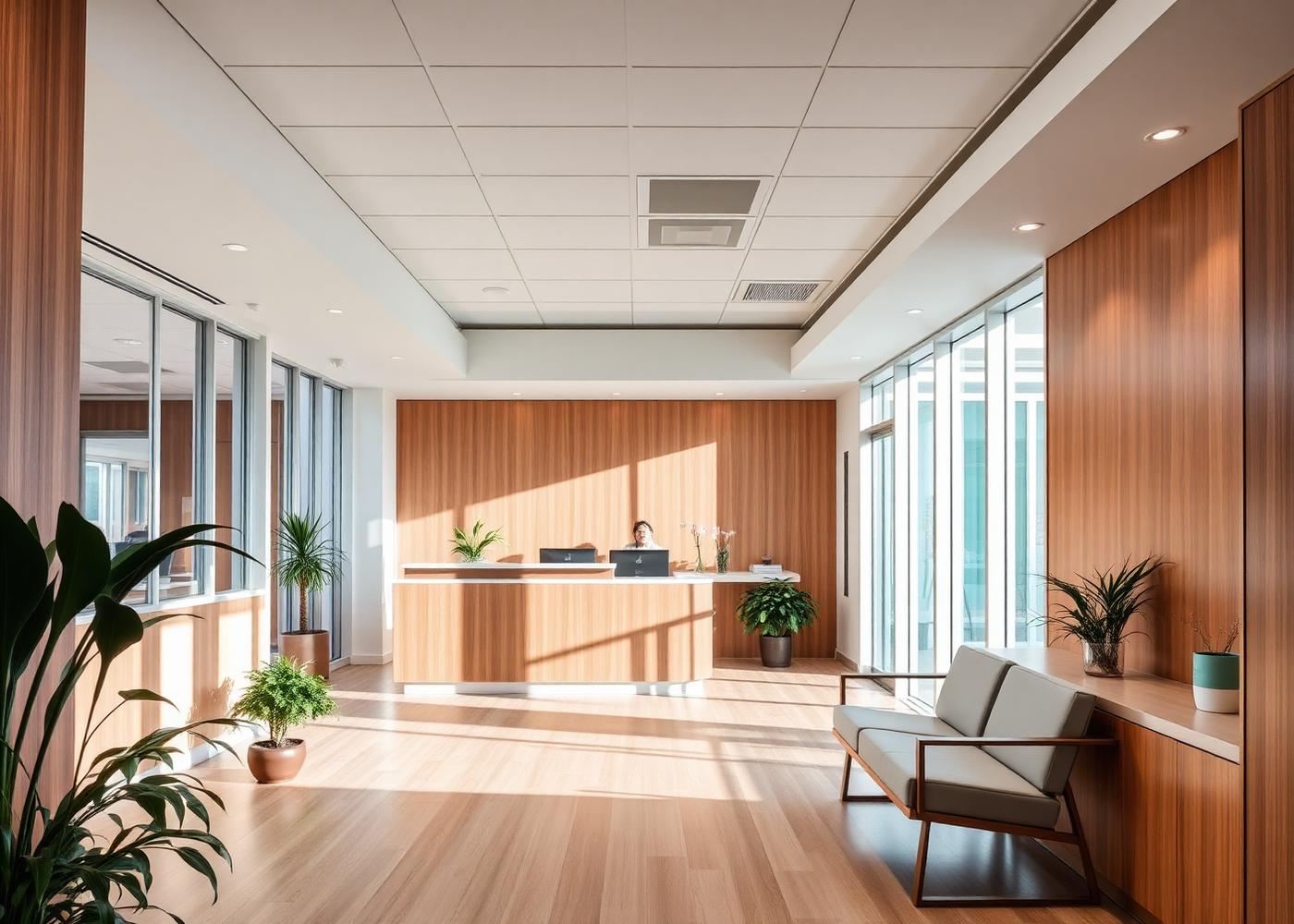 Modern clinic interior